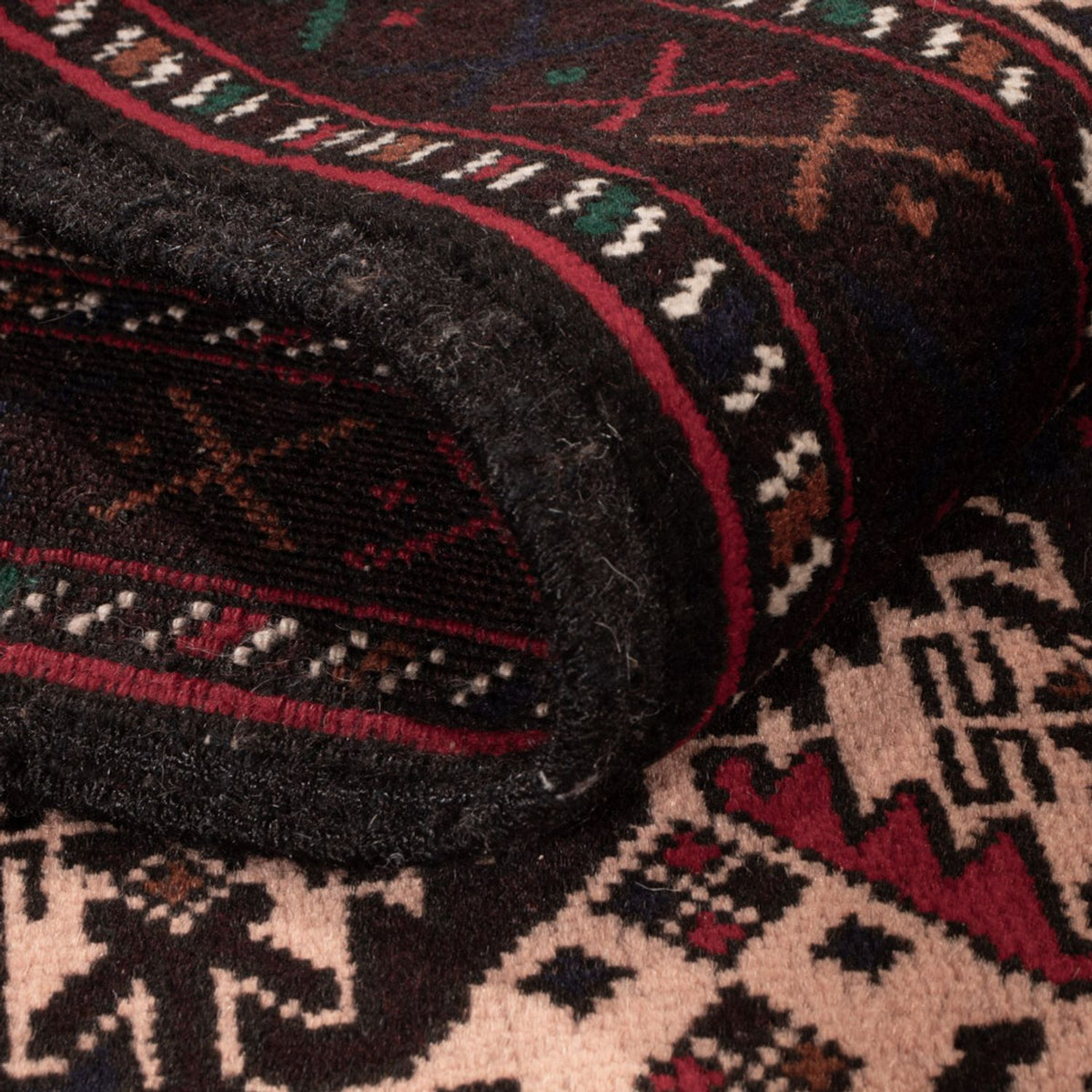 Loper Baluch tapijt - 193 x 112 cm - licht rood