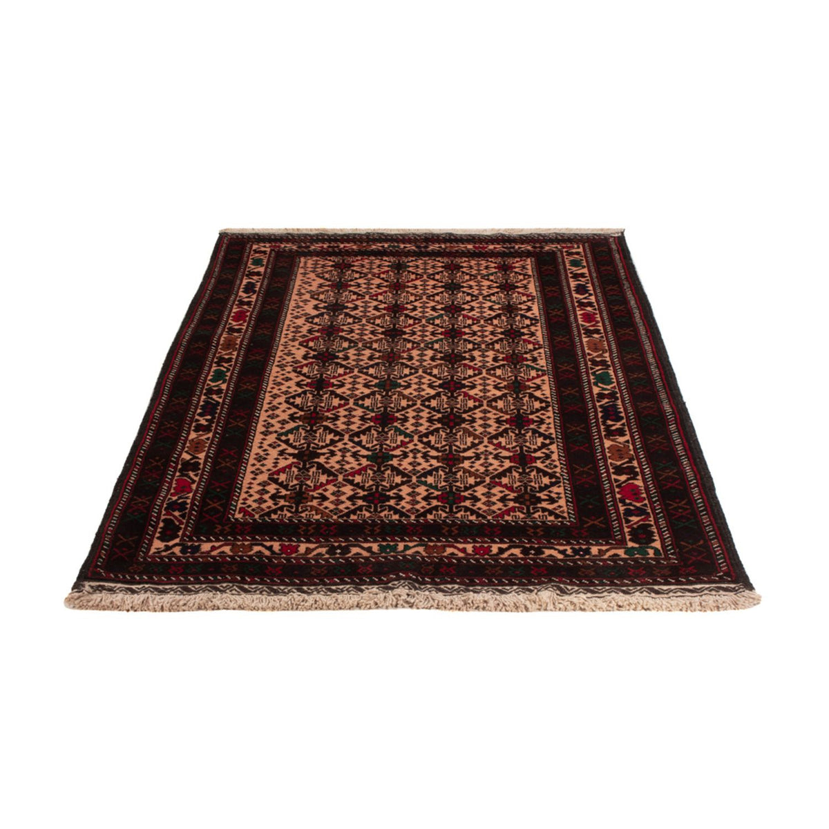 Loper Baluch tapijt - 193 x 112 cm - licht rood