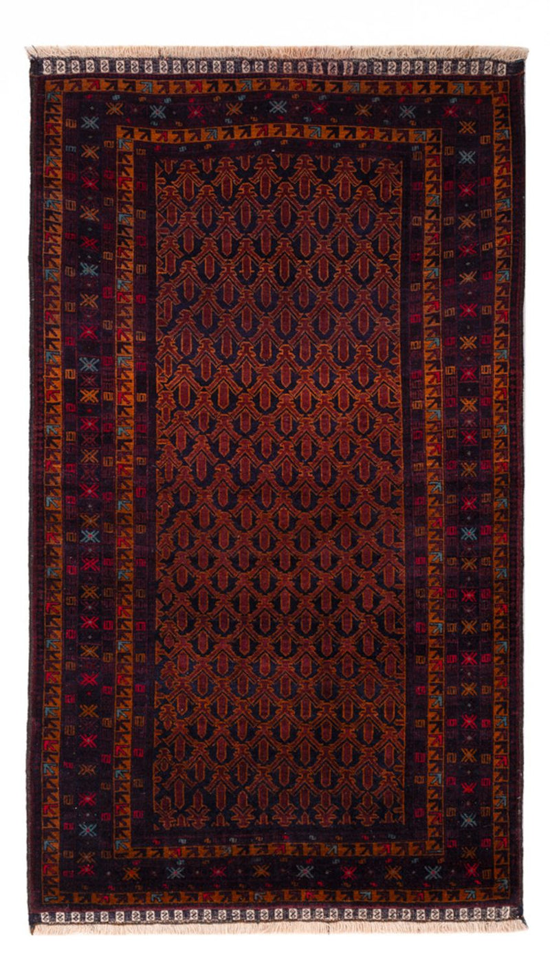 Loper Baluch tapijt - 200 x 114 cm - donkerrood