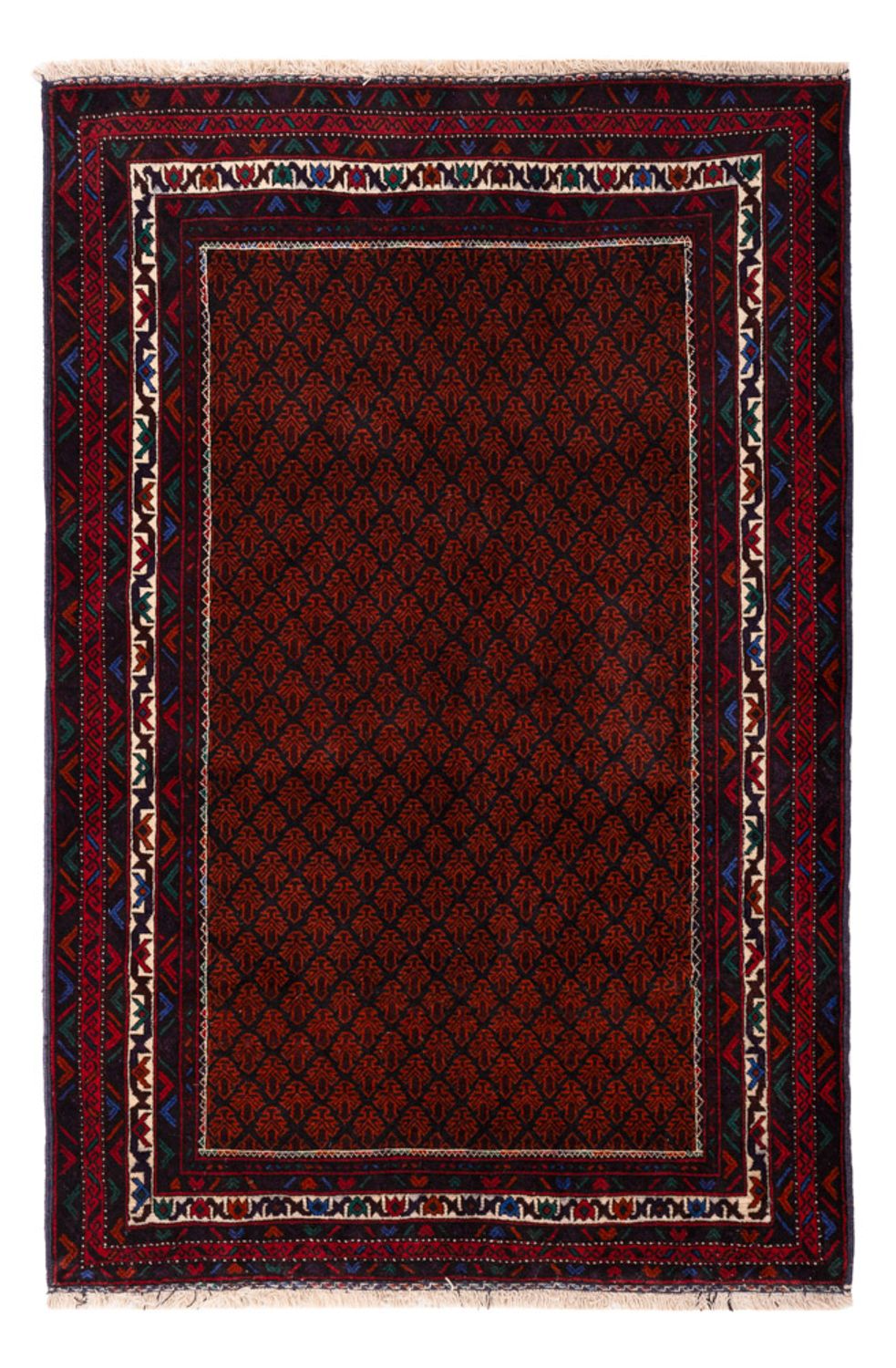 Baluch tapijt - 188 x 123 cm - donkerrood