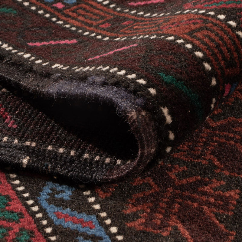 Baluch tapijt - 194 x 123 cm - donkerrood