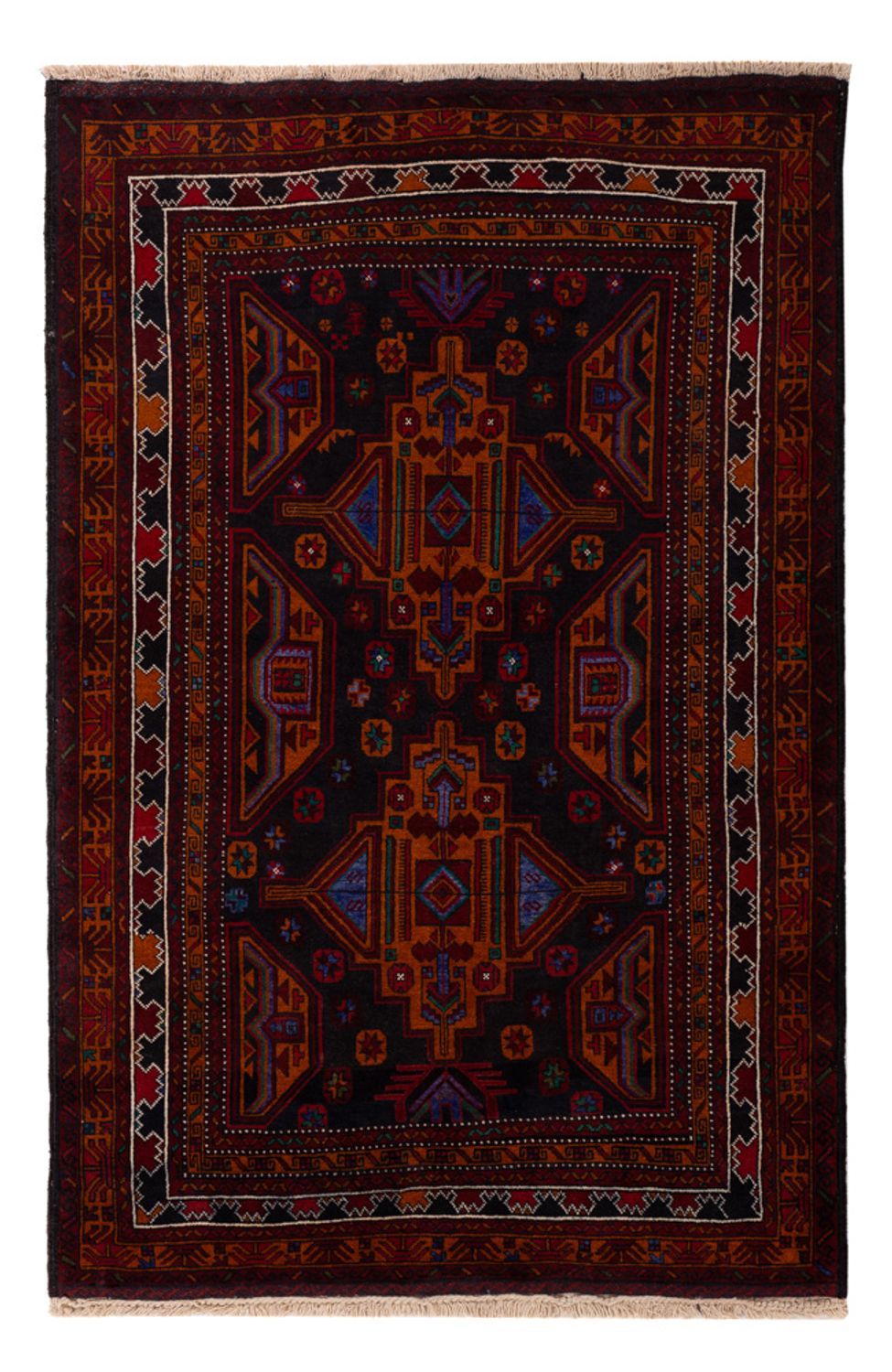 Baluch tapijt - 183 x 123 cm - donkerrood