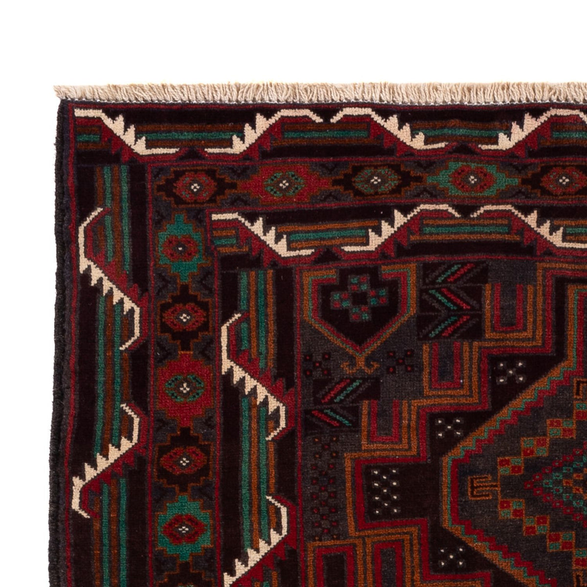 Baluch tapijt - 183 x 114 cm - donkerrood