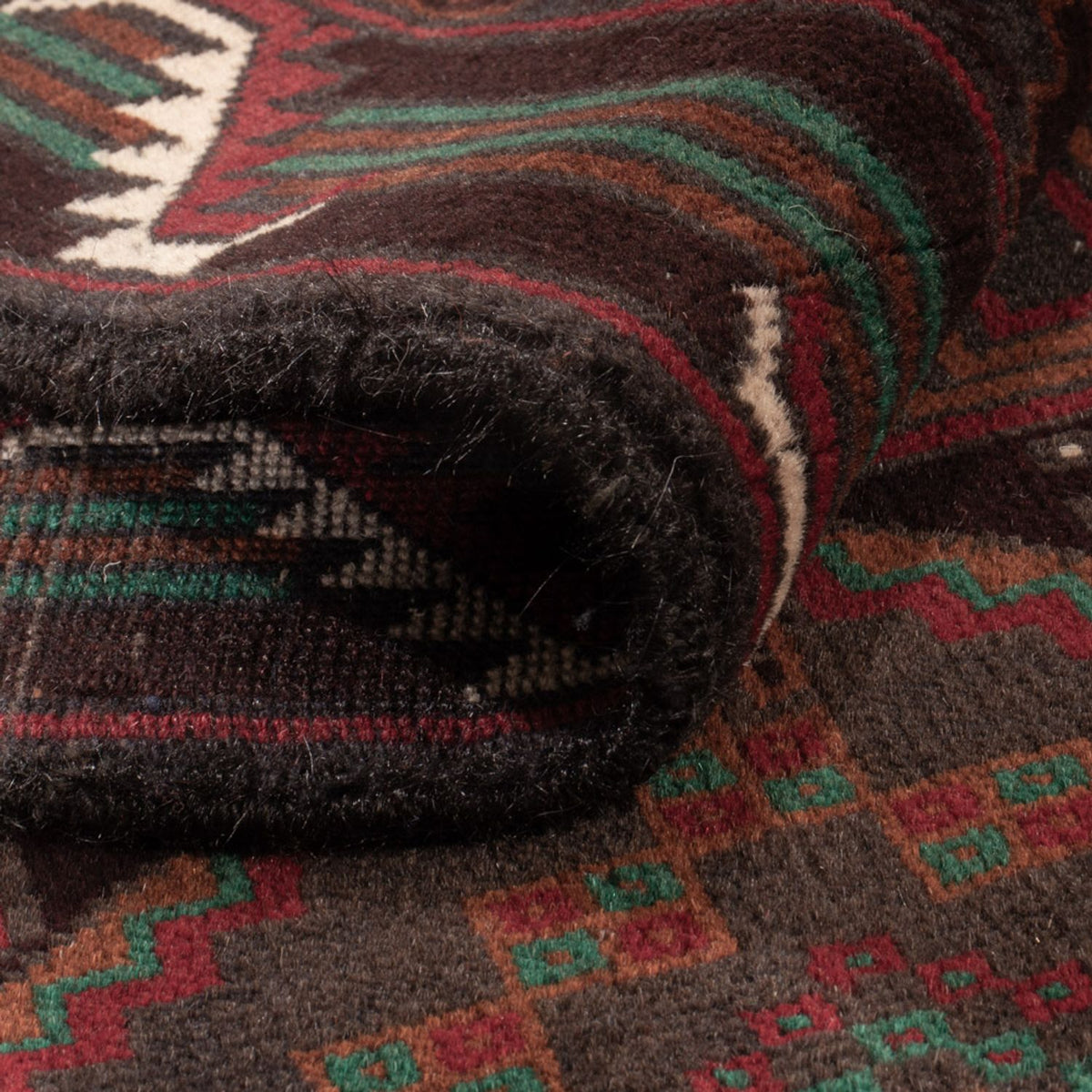 Baluch tapijt - 183 x 114 cm - donkerrood