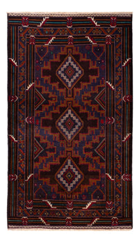 Baluch tapijt - 208 x 119 cm - donkerrood