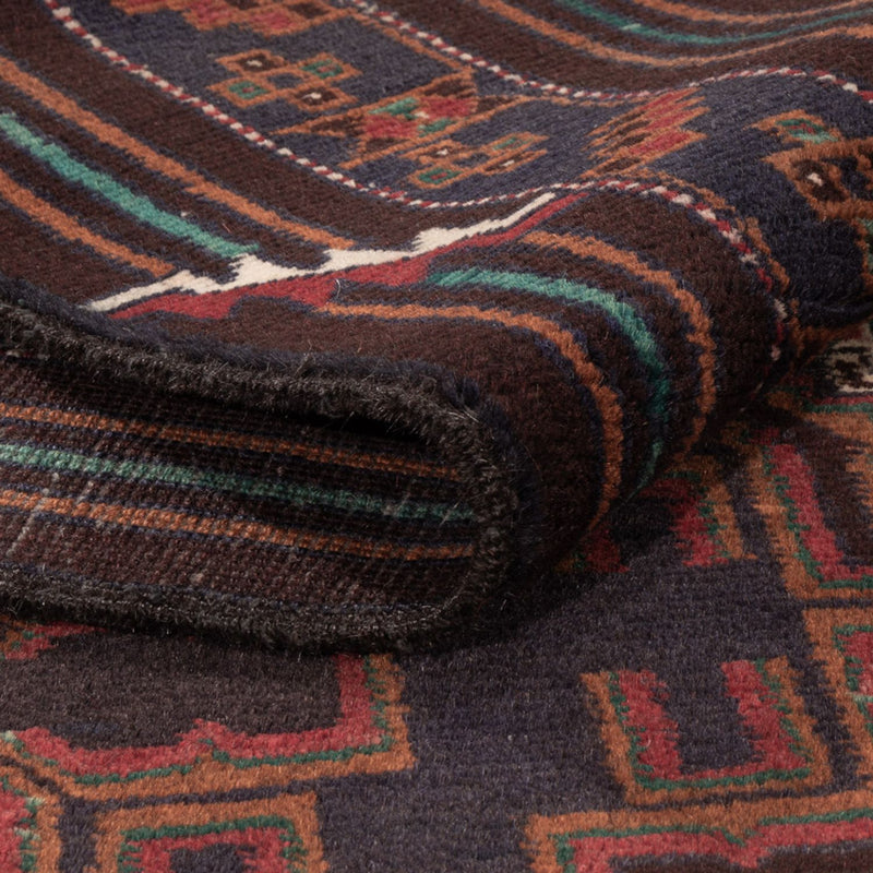 Baluch tapijt - 208 x 119 cm - donkerrood