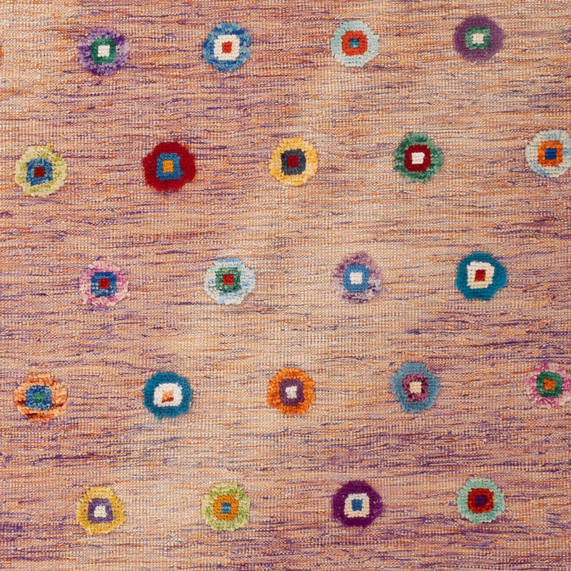 Kelim tapijt - Splash - 298 x 215 cm - roze