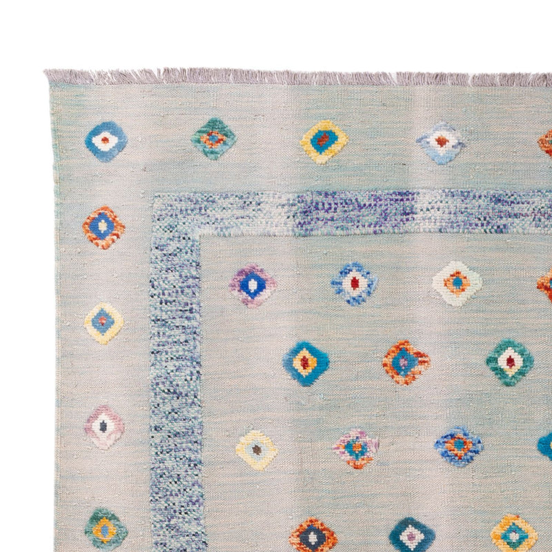 Kelim tapijt - Splash - 298 x 207 cm - veelkleurig