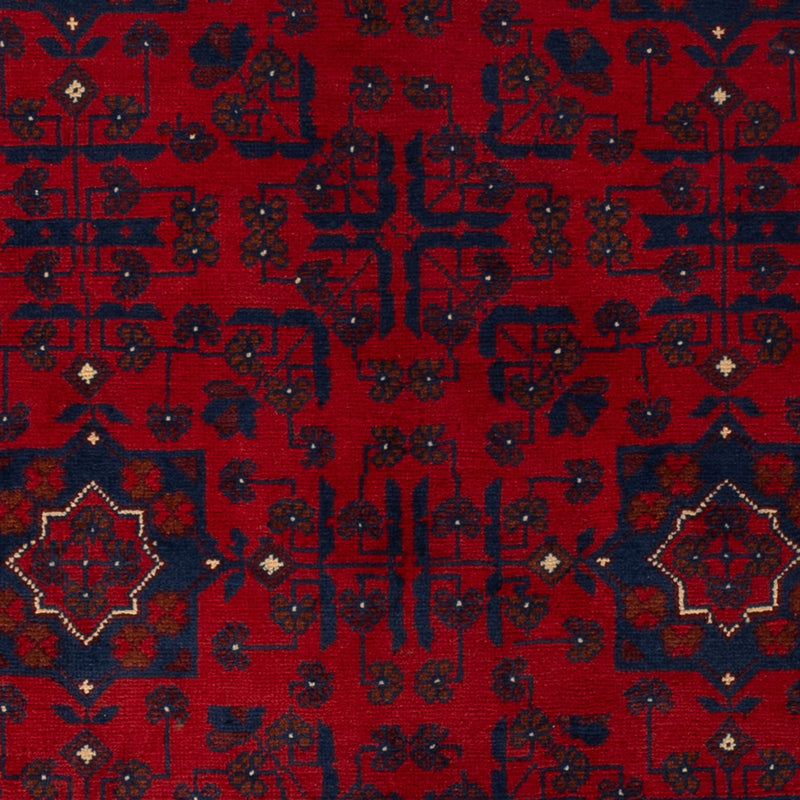 Afghaans tapijt - Kunduz - 194 x 126 cm - donkerrood