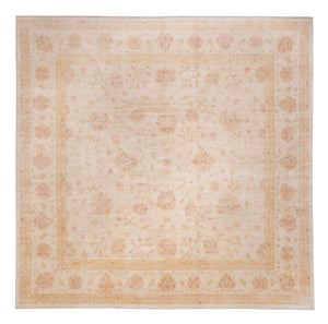 Ziegler tapijt vierkant  - 393 x 398 cm - beige