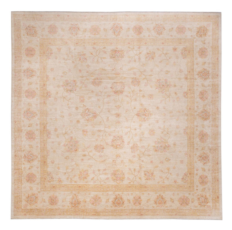 Ziegler tapijt vierkant  - 393 x 398 cm - beige