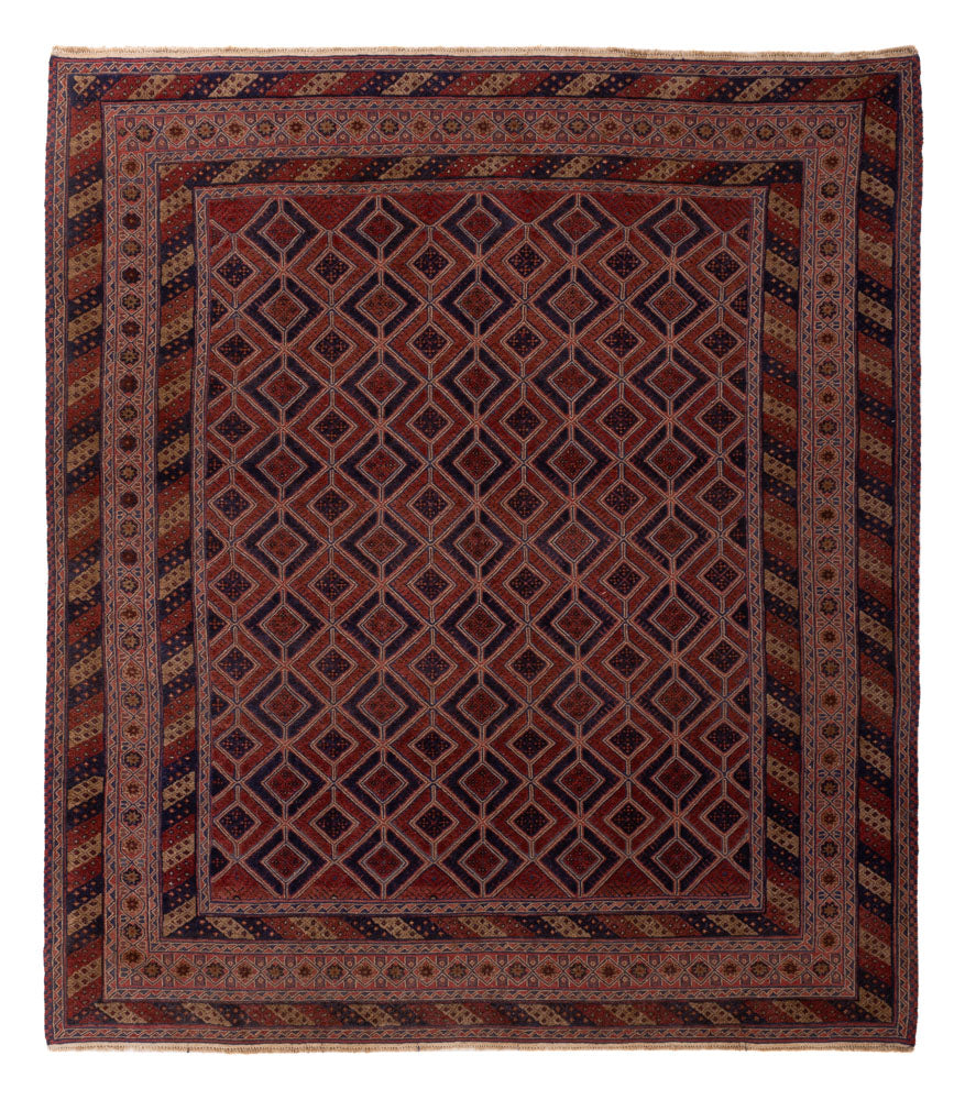 Kelim Teppich - Oriental - 243 x 214 cm - rot
