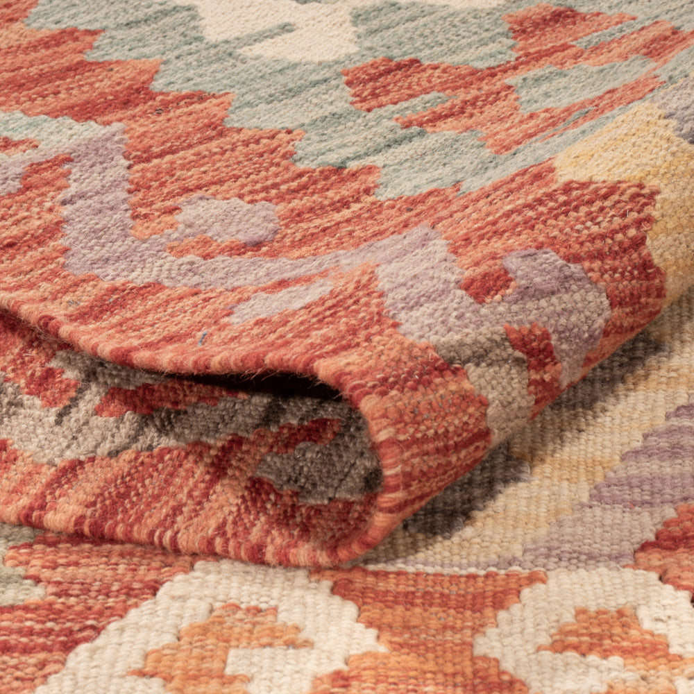 Kelim Teppich - Splash - 246 x 174 cm - bunt