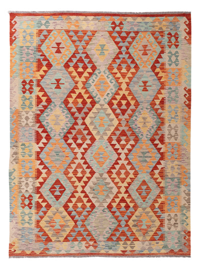 Kilim Maimana Tapijt 177x240cm - Wollen tapijt - gekleurd