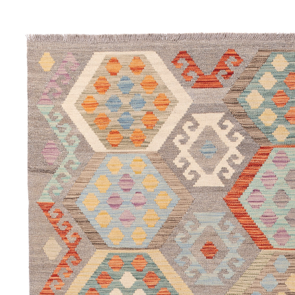Kilim Maimana Tapijt 246x178cm - Wollen tapijt