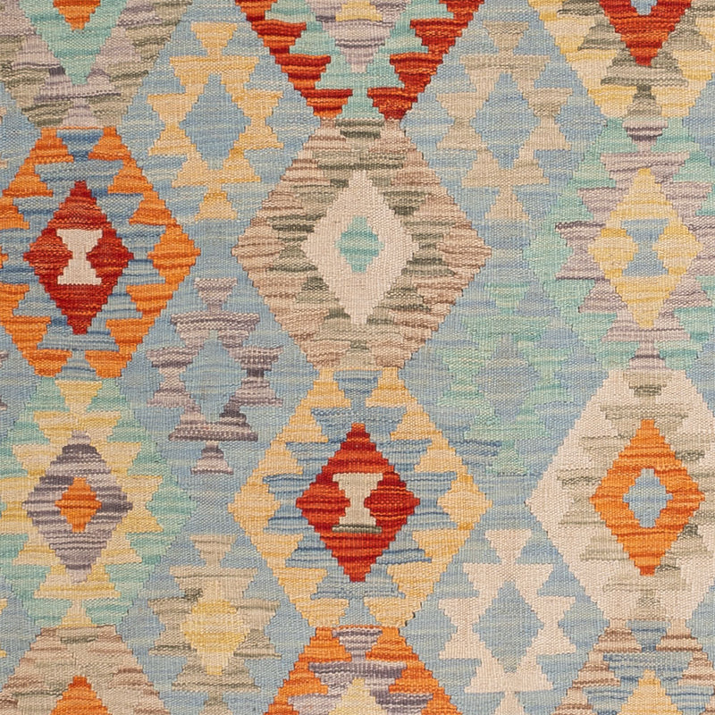 Kelim Teppich - Splash - 199 x 151 cm - bunt