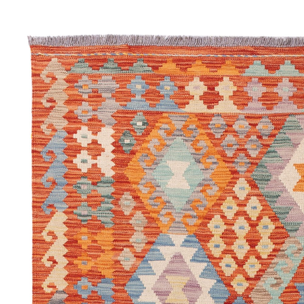 Kelim Teppich - Splash - 200 x 154 cm - bunt