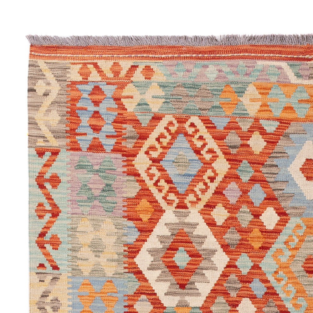 Kelim Teppich - Splash - 201 x 153 cm - bunt