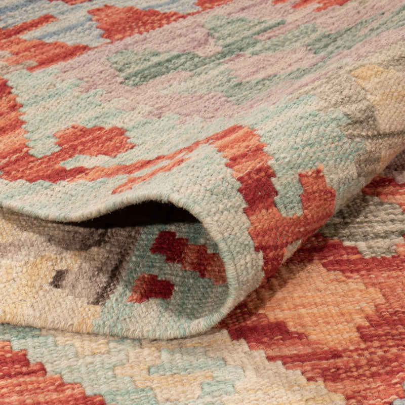 Kelim Teppich - Splash - 201 x 153 cm - bunt