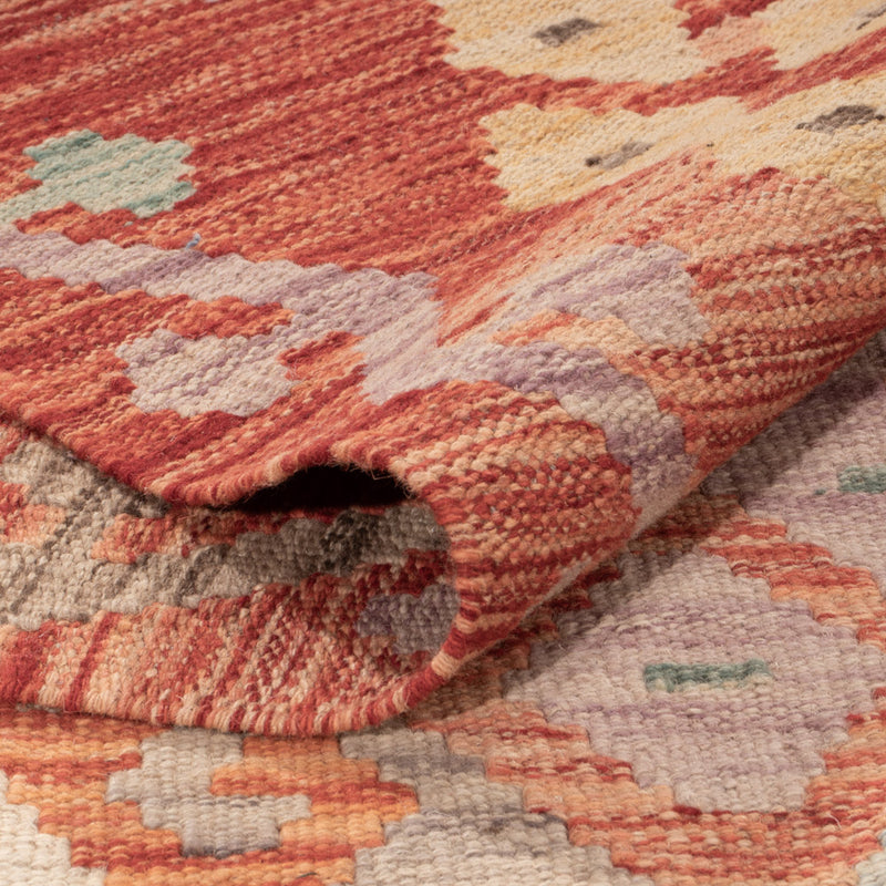 Kelim Teppich - Splash - 202 x 152 cm - bunt