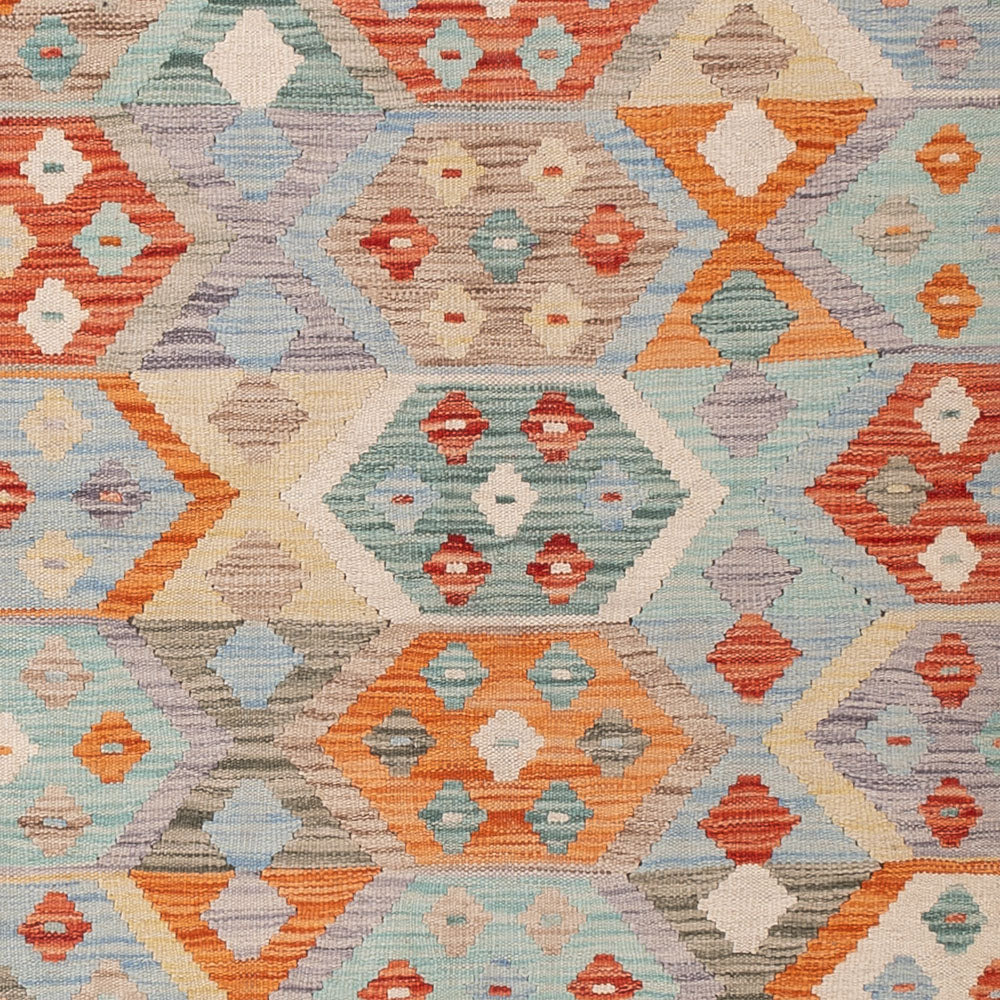 Kelim Teppich - Splash - 197 x 150 cm - bunt