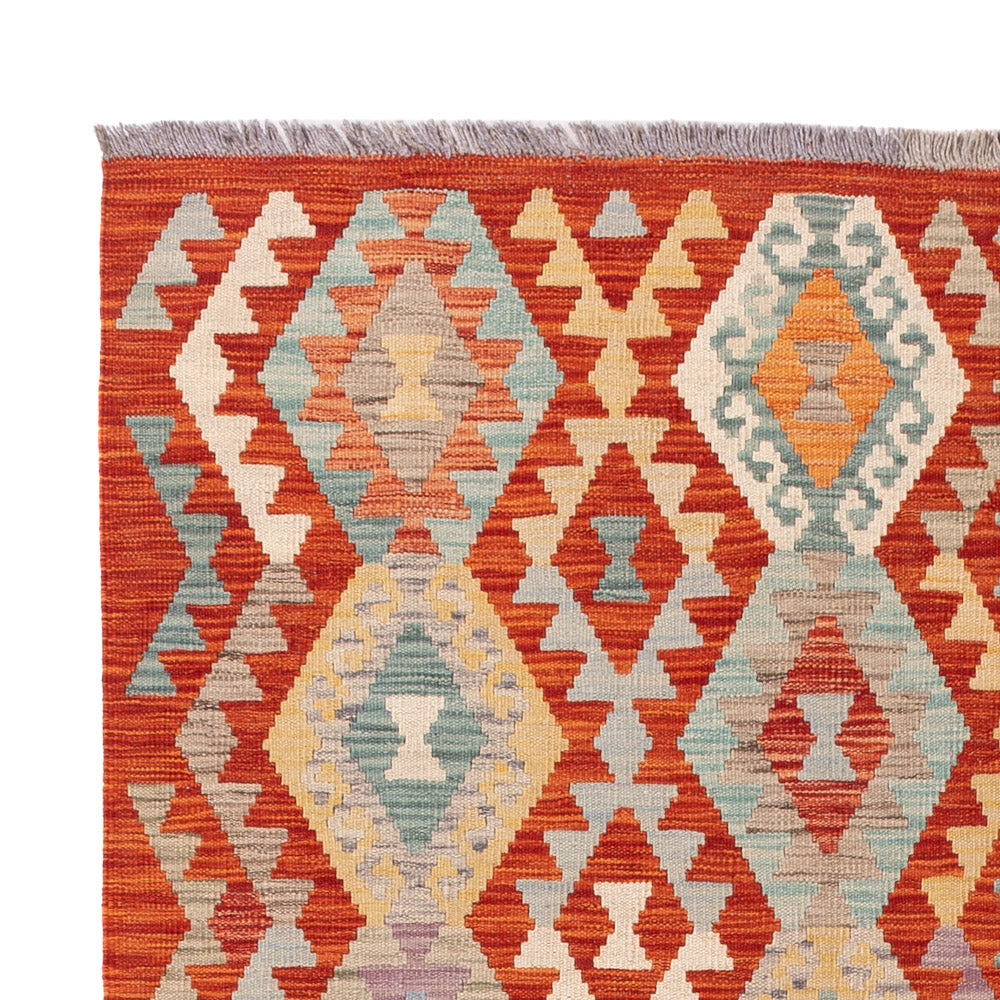 Kelim Teppich - Splash - 194 x 153 cm - bunt