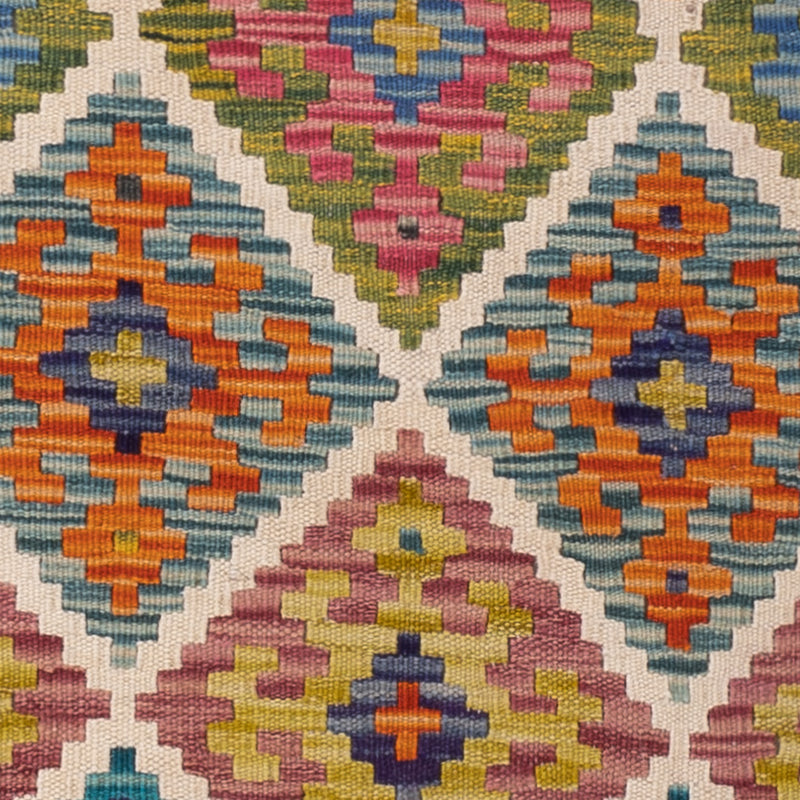 Kelim Teppich - Splash - 147 x 102 cm - bunt