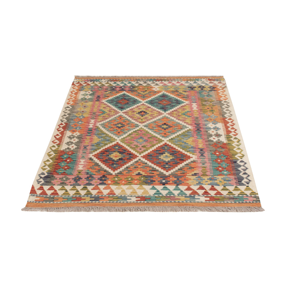 Kelim Teppich - Splash - 147 x 102 cm - bunt