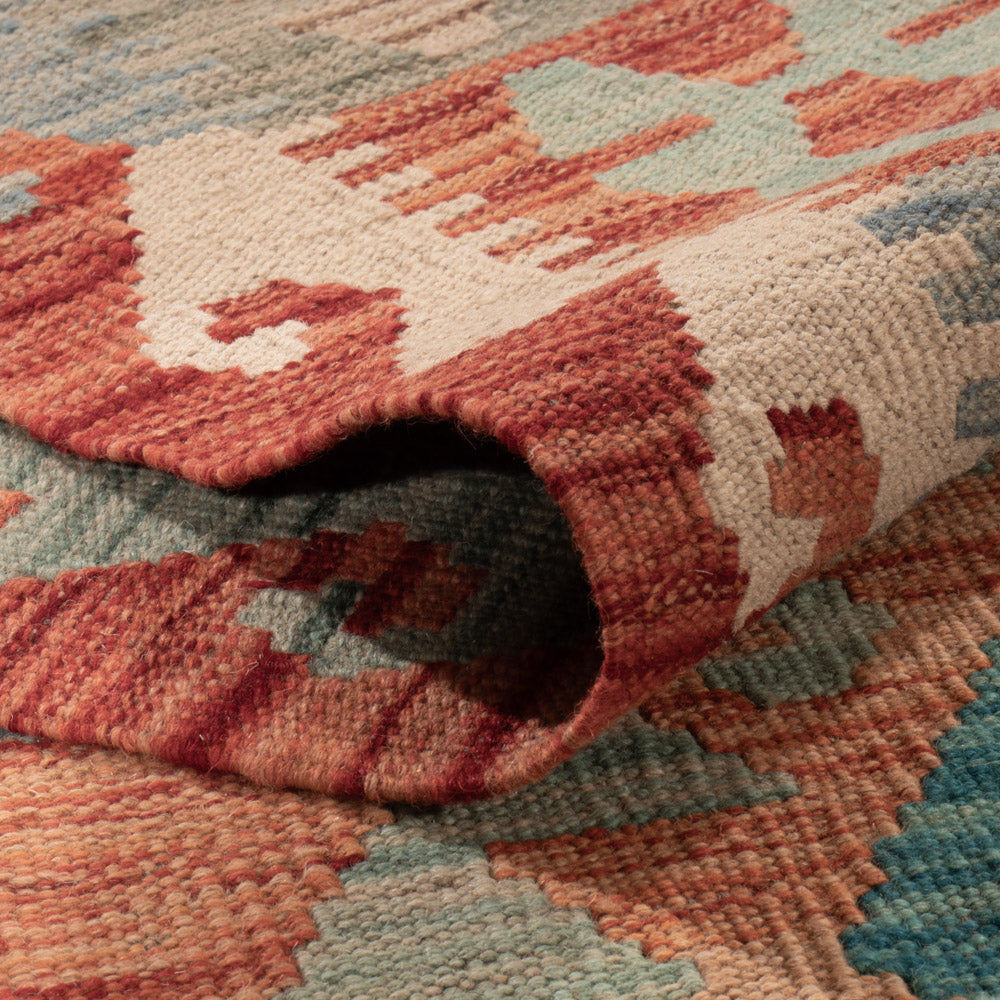 Kelim Teppich - Splash - 249 x 177 cm - bunt