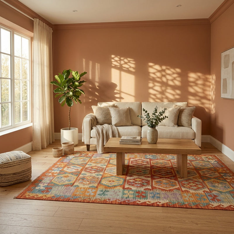Kilim Maimana Tapijt 170x240cm - Wollen tapijt