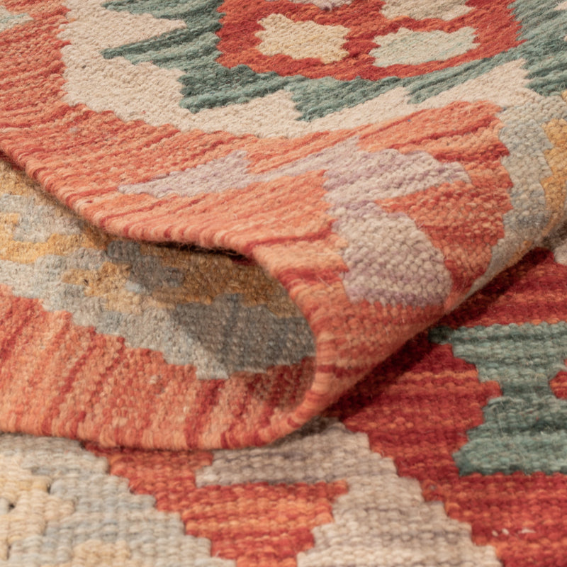 Kelim Teppich - Splash - 247 x 179 cm - bunt