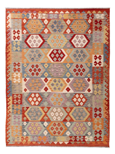 Kilim Maimana Tapijt 178x239cm - Wollen tapijt - gekleurd