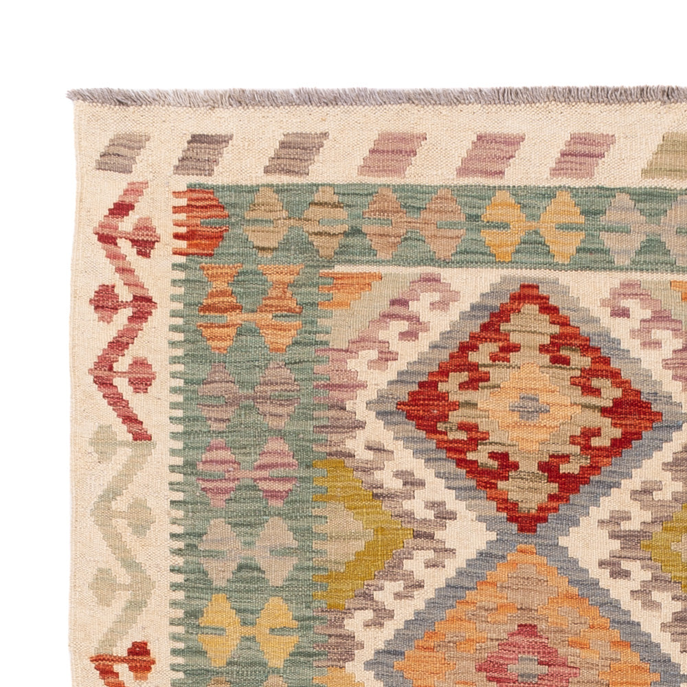 Kilim Maimana Tapijt 200x145cm - Wollen tapijt