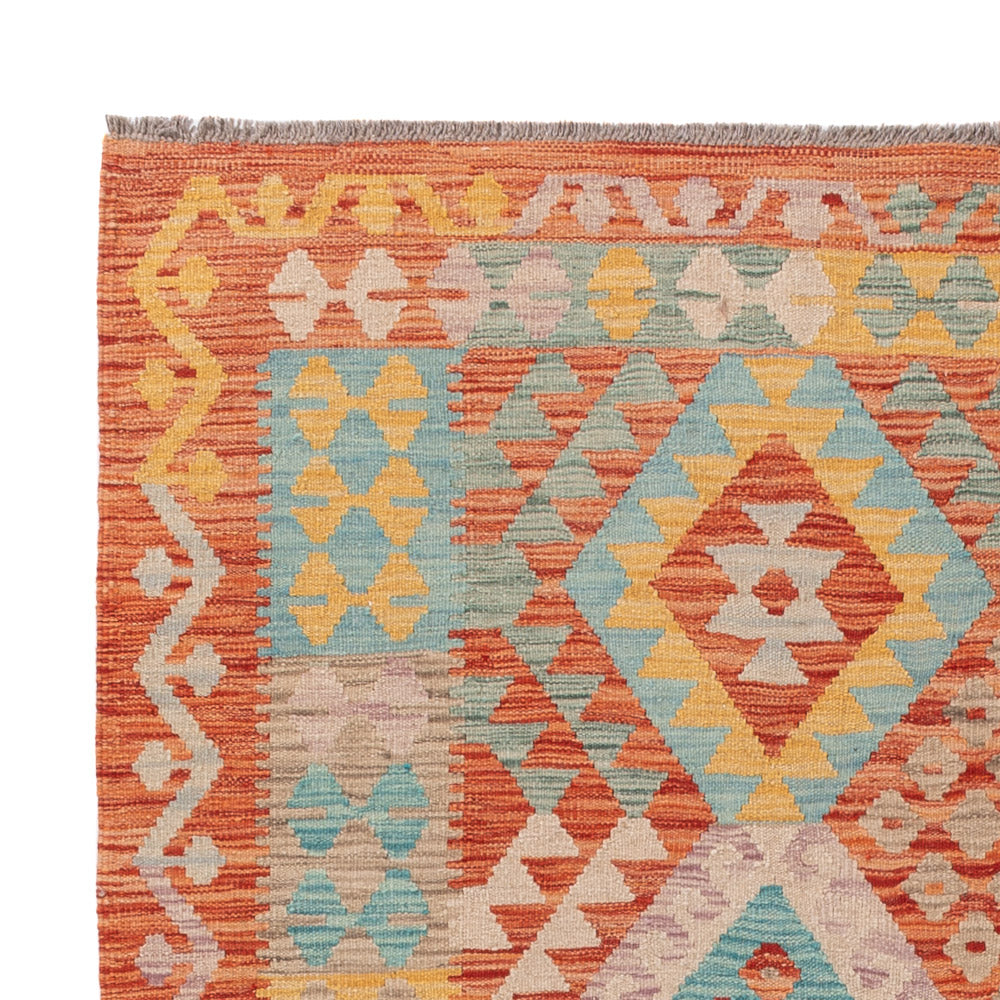Kilim Maimana Tapijt 198x151cm - Wollen tapijt