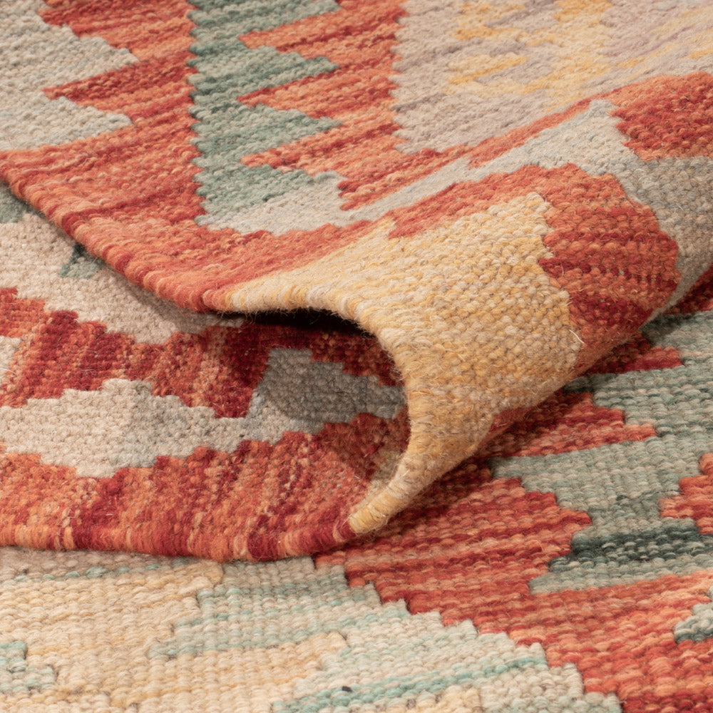 Kelim Teppich - Splash - 246 x 174 cm - bunt