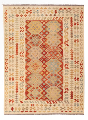 Kelim Teppich - Splash - 248 x 175 cm - bunt