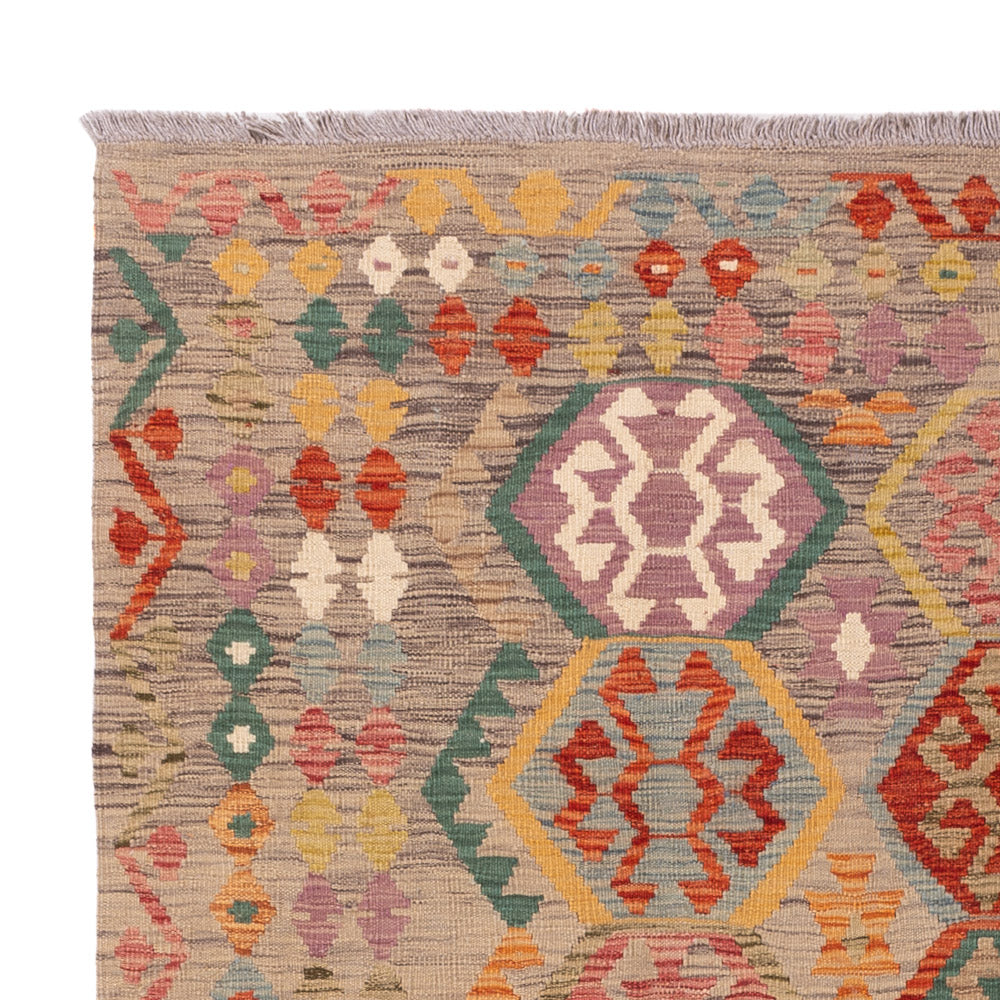 Kilim Maimana Tapijt 203x161cm - Wollen tapijt