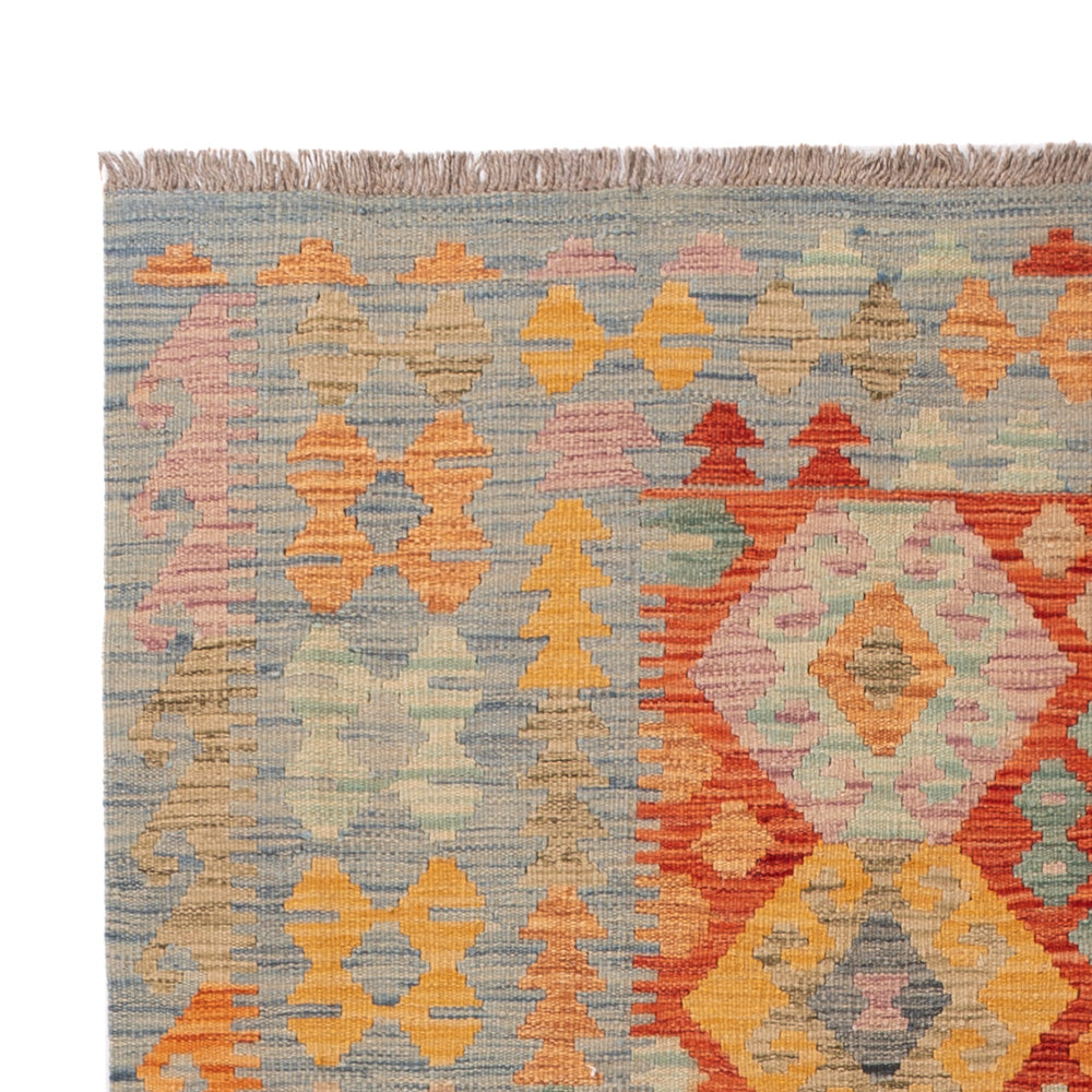 Kilim Maimana Tapijt 206x145cm - Wollen tapijt