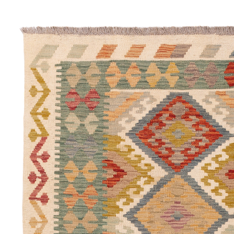 Kelim Teppich - Splash - 198 x 146 cm - bunt