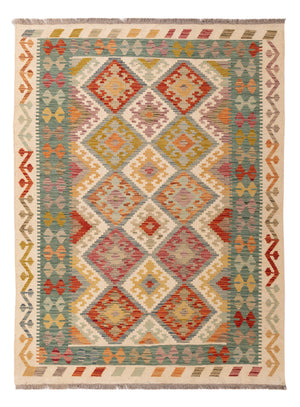 Kelim Teppich - Splash - 200 x 149 cm - bunt