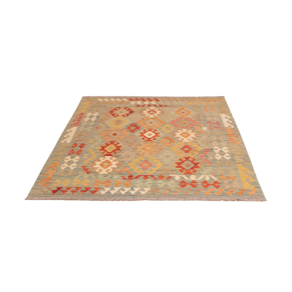 Kelim Teppich - Splash - 203 x 149 cm - bunt