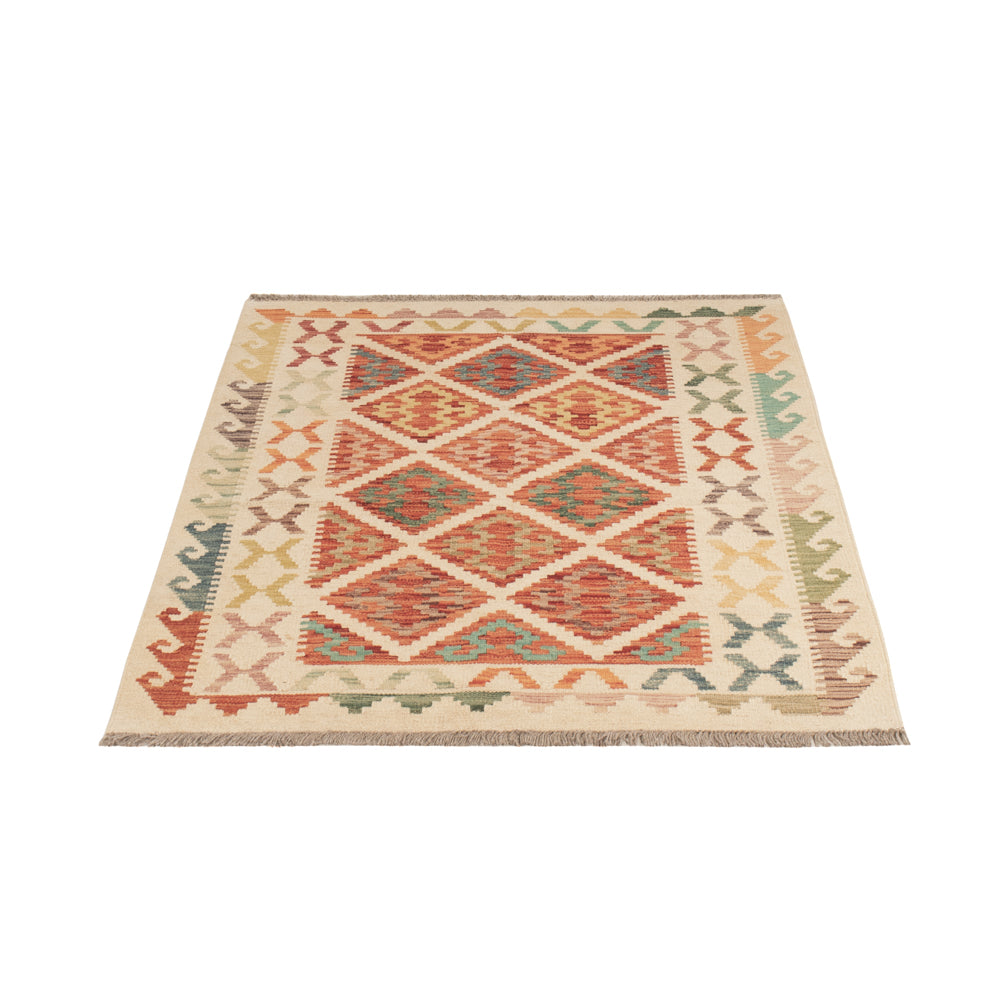 Kelim Teppich - Splash - 150 x 103 cm - bunt