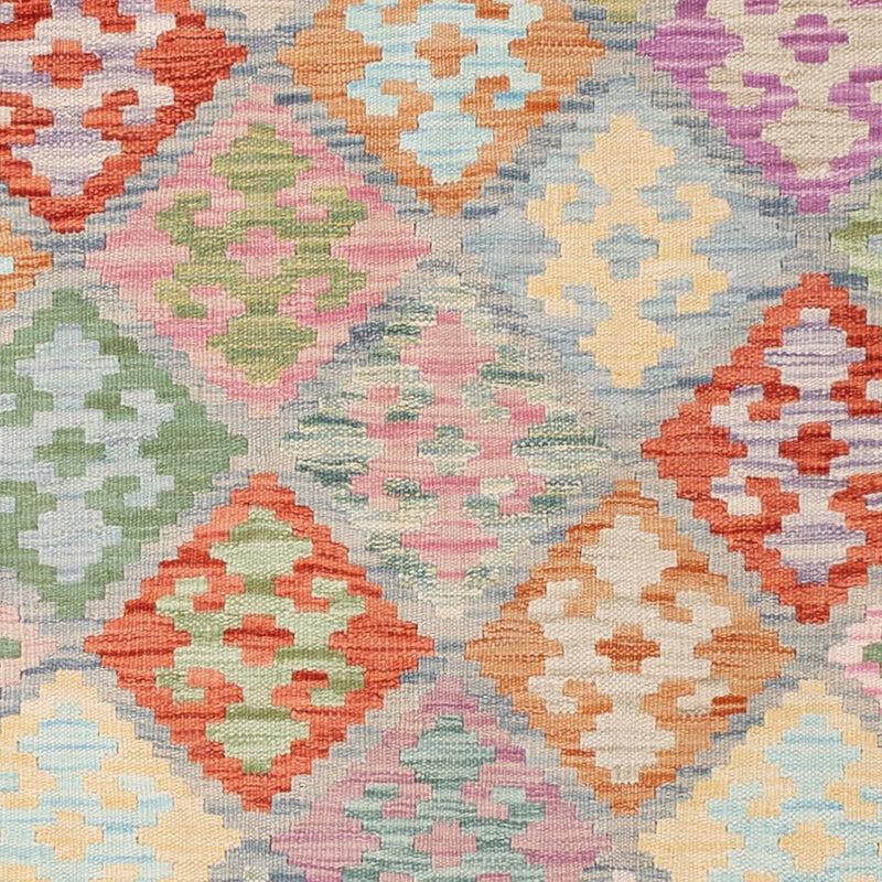 Kelim Teppich - Splash - 196 x 150 cm - bunt