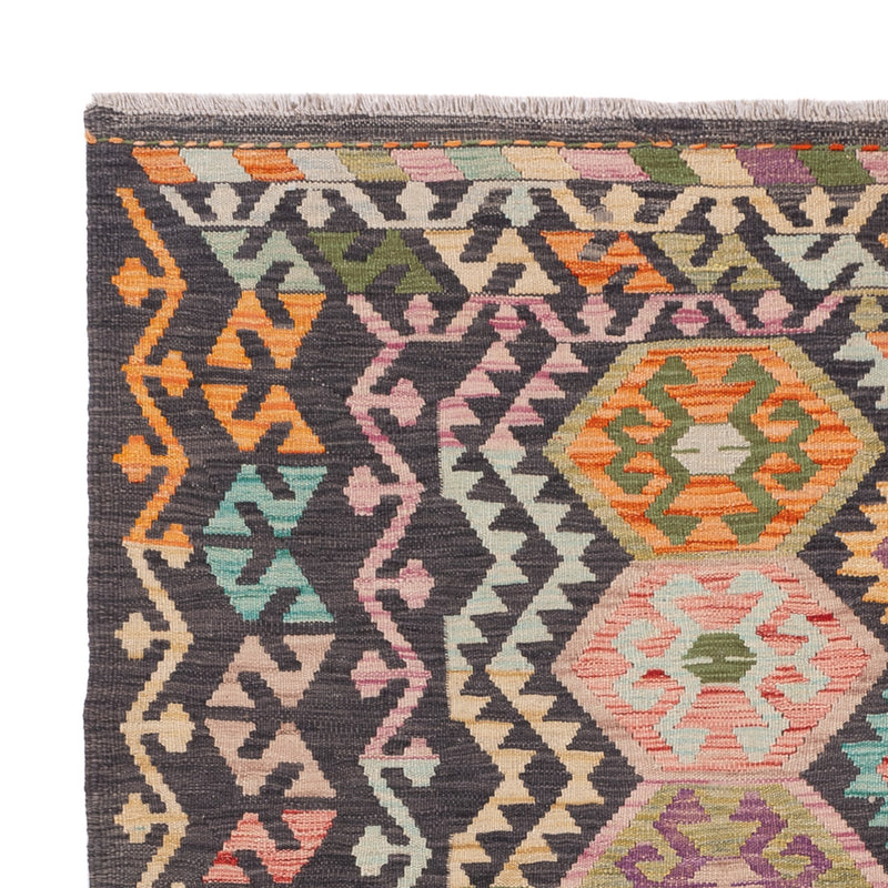 Kelim Teppich - Splash - 195 x 161 cm - bunt