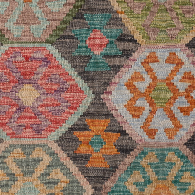 Kelim Teppich - Splash - 160 x 105 cm - bunt