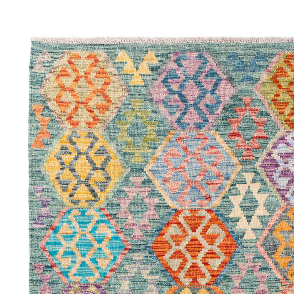 Kilim Maimana Tapijt 252x179cm - Wollen tapijt
