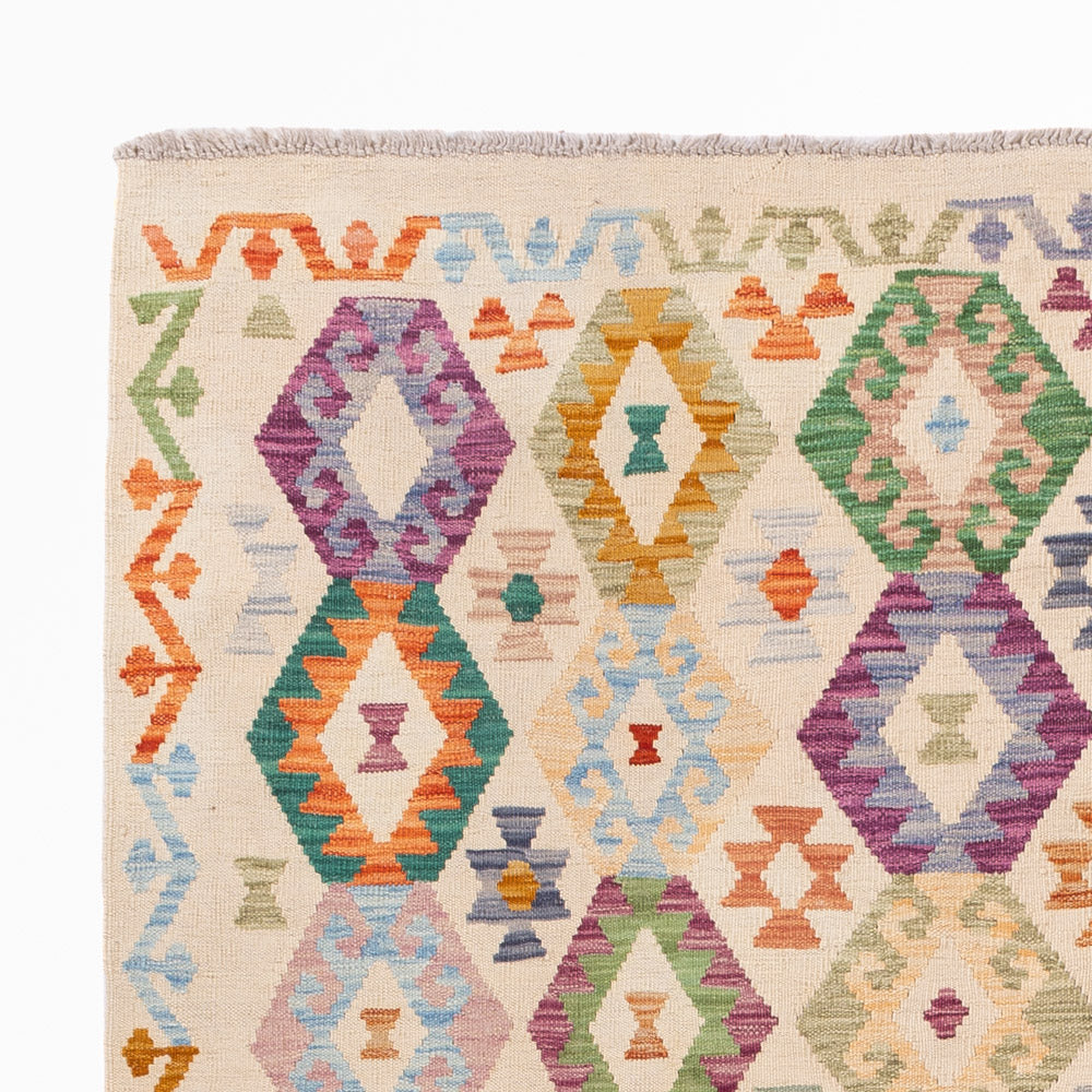 Kilim Maimana Tapijt 240x177cm - Wollen tapijt