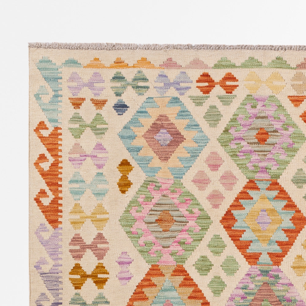 Kilim Maimana Tapijt 253x174cm - Wollen tapijt