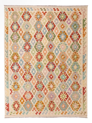 Kelim Teppich - Splash - 247 x 181 cm - bunt