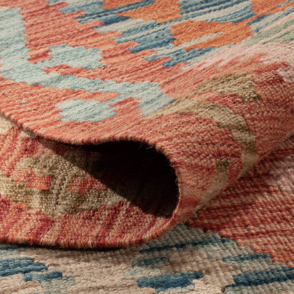 Kelim Teppich - Splash - 244 x 176 cm - bunt